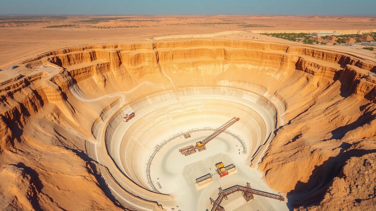 Mineral mining quarry operations